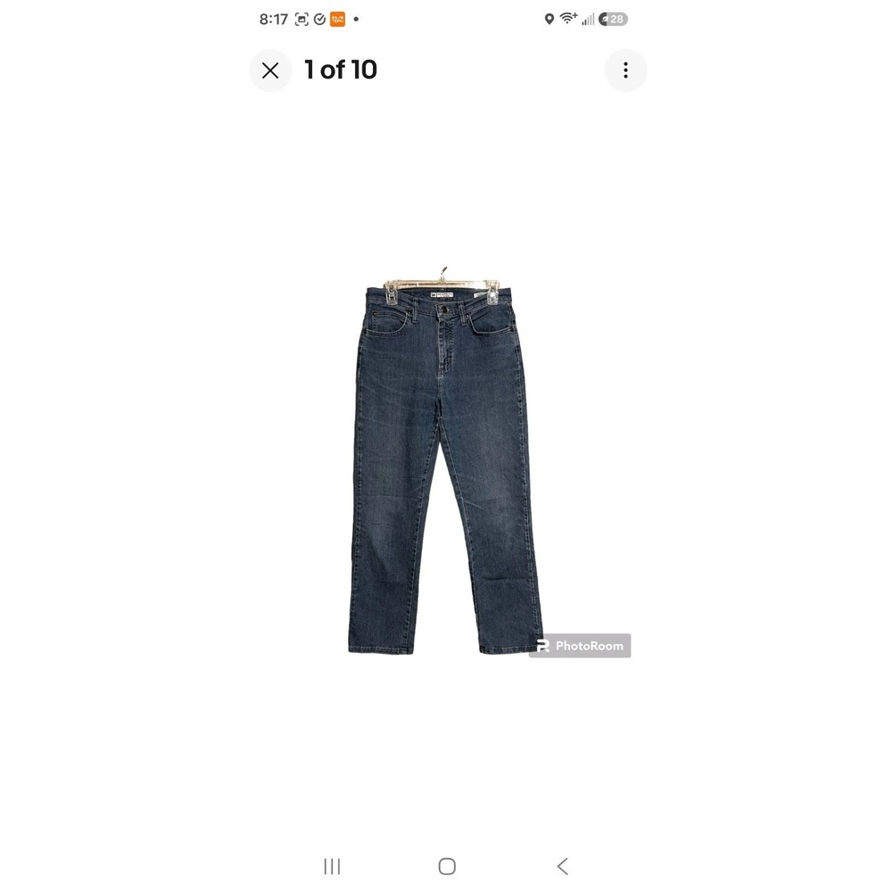 Lee Size 6‎ Relaxed Fit Straight Leg Jeans Instantly Slims High Rise